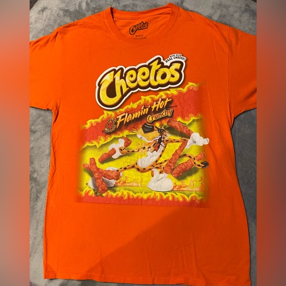 Flaming Hot Cheetos, size medium. - Picture 1 of 9